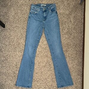 Levi's Sky Blue Boot Cut Jeans